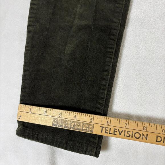 Corduroy Skinny Jeans Olive Green Kut Diana 8 Fits Like 31X29 Stretch Pants - Picture 3 of 12
